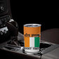 Ivory Coast Tumbler Cup African Elephant in Ivorian Flag Colors - African Pride