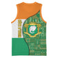 Ivory Coast Basketball Jersey Elephant Crest and Tribal Pattern TS04