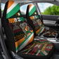 Ivory Coast Elephants Football Car Seat Cover Soccer with Tribal Pattern - African Pride
