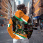 Ivory Coast Elephants Football Hoodie Soccer with Tribal Pattern - African Pride