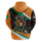 Ivory Coast Elephants Football Zip Hoodie Soccer with Tribal Pattern - African Pride