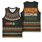 Ivory Coast African Pattern Basketball Jersey Ethnic Geometric and National Motto TS04