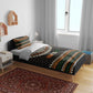 Ivory Coast African Pattern Bedding Set Ethnic Geometric and National Motto - African Pride