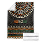Ivory Coast African Pattern Blanket Ethnic Geometric and National Motto - African Pride