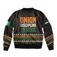 Ivory Coast African Pattern Bomber Jacket Ethnic Geometric and National Motto - African Pride