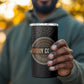 Ivory Coast African Pattern 4 in 1 Can Cooler Tumbler Ethnic Geometric and National Motto - African Pride