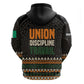 Ivory Coast African Pattern Hoodie Ethnic Geometric and National Motto - African Pride