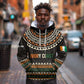 Ivory Coast African Pattern Hoodie Ethnic Geometric and National Motto - African Pride