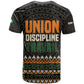 Ivory Coast African Pattern T shirt Ethnic Geometric and National Motto - African Pride