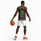 Ivory Coast Basketball Jersey Tai National Park Wildlife Map TS04