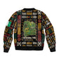 Ivory Coast Bomber Jacket Tai National Park Wildlife Map - African Pride