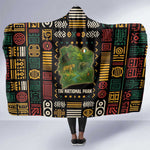 Ivory Coast Hooded Blanket Tai National Park Wildlife Map - African Pride