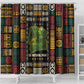 Ivory Coast Shower Curtain Tai National Park Wildlife Map - African Pride