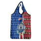 Cape Verde Christmas Grocery Bag Festive Pattern Christmas Tree and National Emblem Motif - African Pride