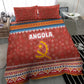 Angola Christmas Bedding Set Snowflake Pattern Tribal Santa Claus Motif - African Pride
