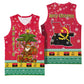 Angola Christmas Basketball Jersey Santa Gifts and National Flag Map Motif TS04