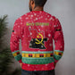 Angola Christmas Ugly Christmas Sweater Santa Gifts and National Flag Map Motif - African Pride