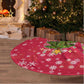 Angola Christmas Tree Skirt Santa Gifts and National Flag Map Motif - African Pride