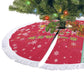 Angola Christmas Tree Skirt Santa Gifts and National Flag Map Motif - African Pride
