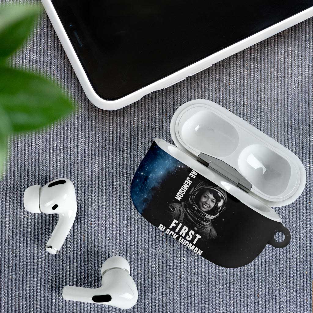 Mae Jemison AirPods Case with NASA Spacesuit Portrait, First Black Woman - African Pride