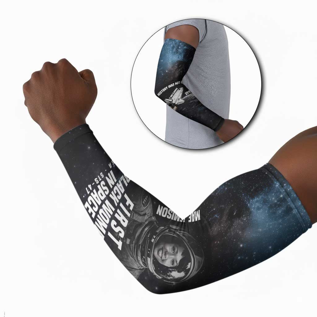 Mae Jemison Arm Sleeves with NASA Spacesuit Portrait, First Black Woman - African Pride