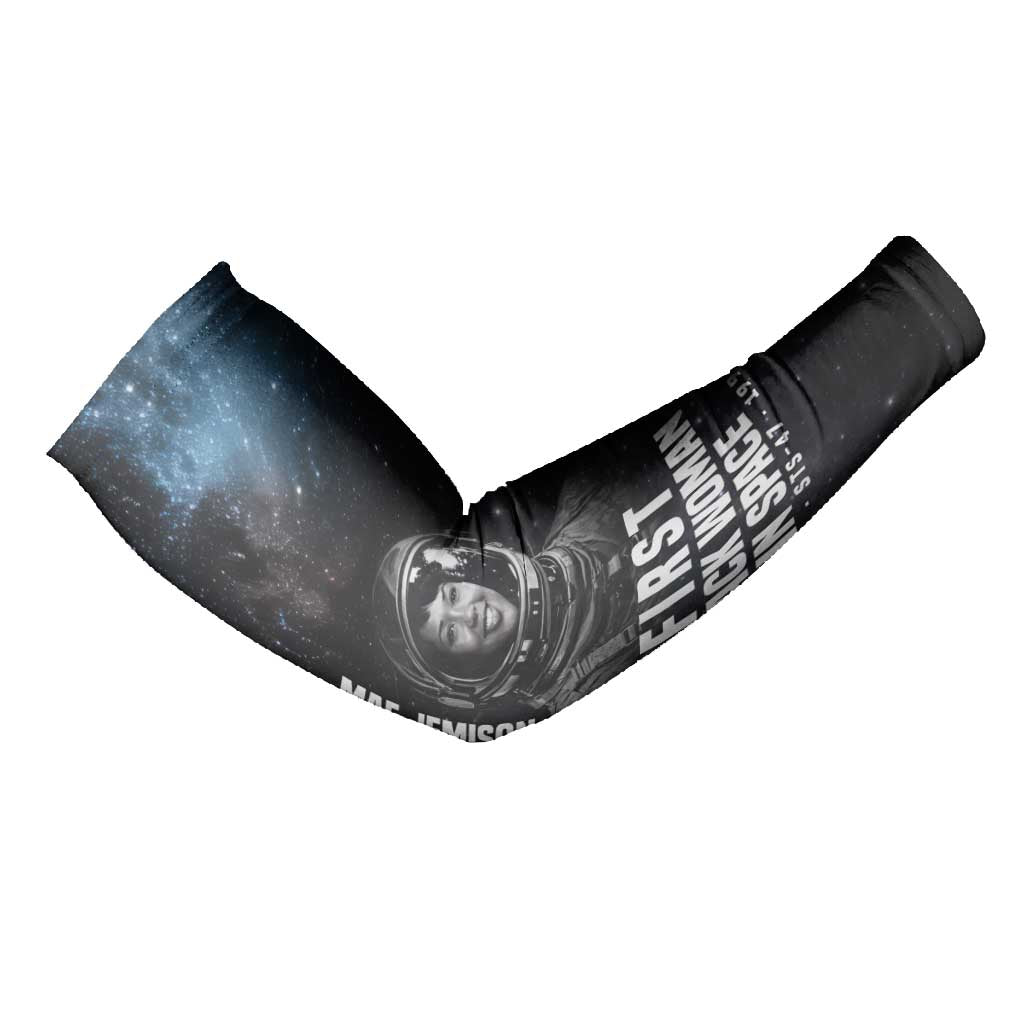 Mae Jemison Arm Sleeves with NASA Spacesuit Portrait, First Black Woman - African Pride