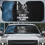 Mae Jemison Auto Sun Shade with NASA Spacesuit Portrait, First Black Woman - African Pride