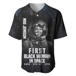 Mae Jemison Baseball Jersey with NASA Spacesuit Portrait, First Black Woman - African Pride