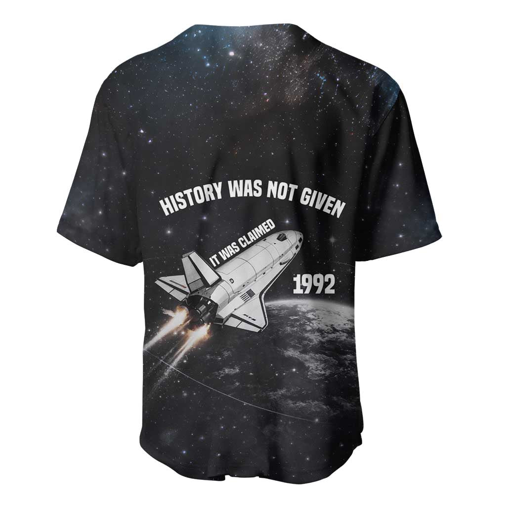 Mae Jemison Baseball Jersey with NASA Spacesuit Portrait, First Black Woman - African Pride