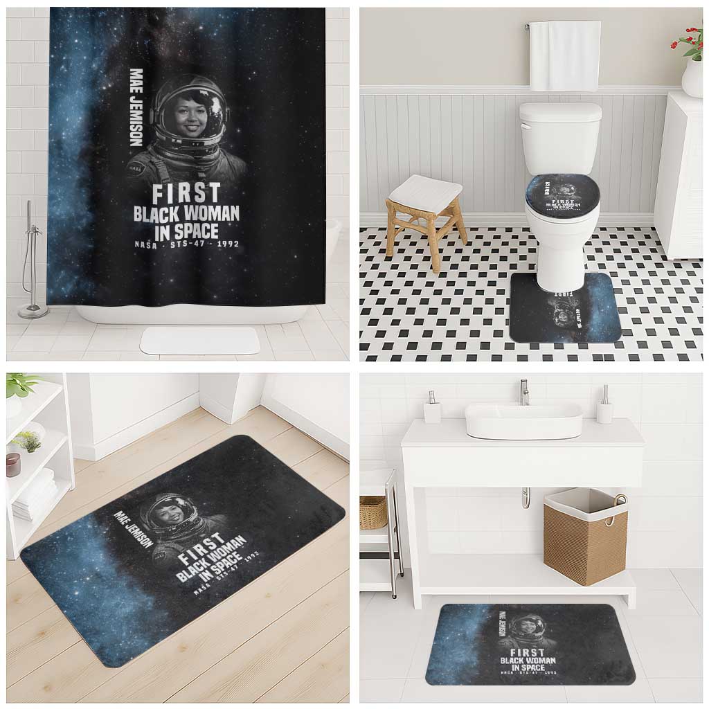 Mae Jemison Bathroom Set with NASA Spacesuit Portrait, First Black Woman - African Pride