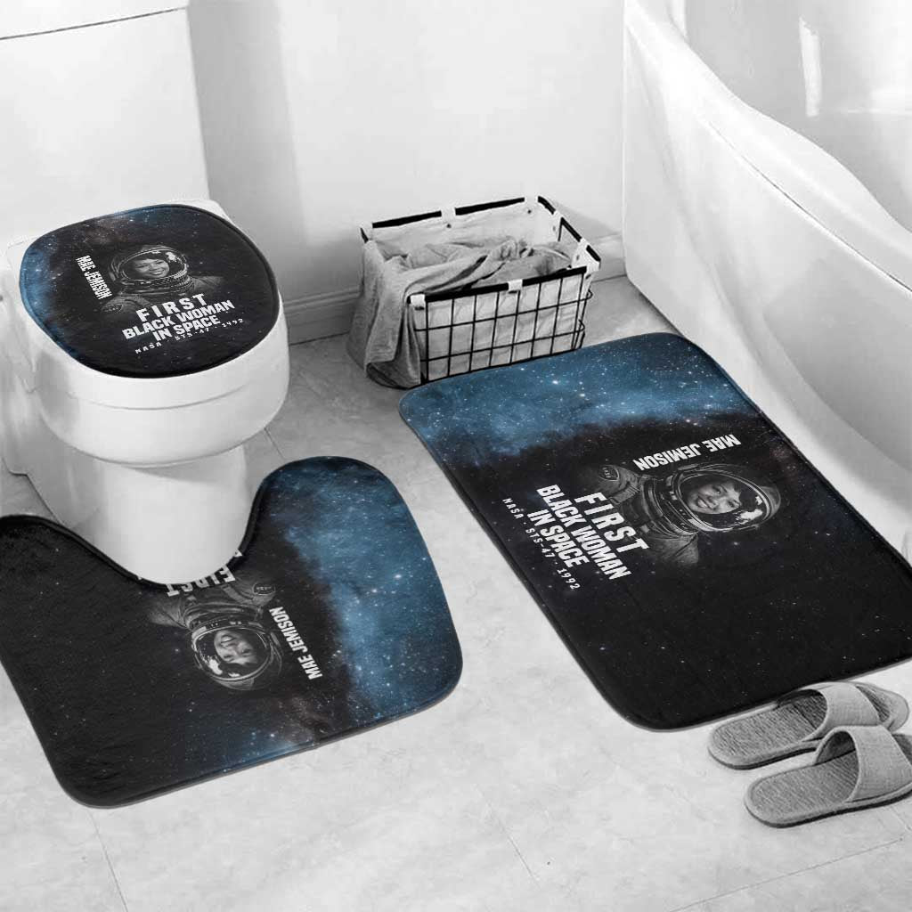 Mae Jemison Bathroom Set with NASA Spacesuit Portrait, First Black Woman - African Pride