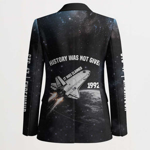 Mae Jemison Blazer with NASA Spacesuit Portrait, First Black Woman - African Pride