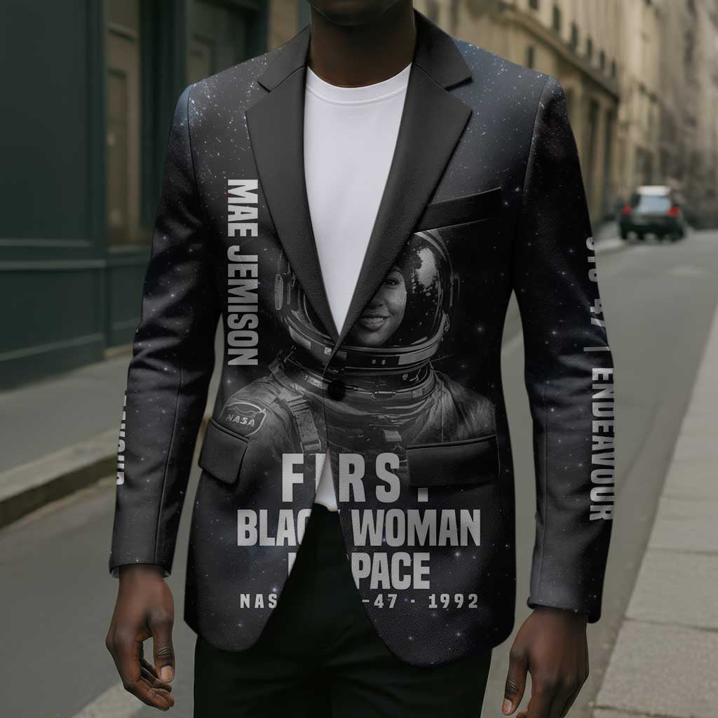 Mae Jemison Blazer with NASA Spacesuit Portrait, First Black Woman - African Pride