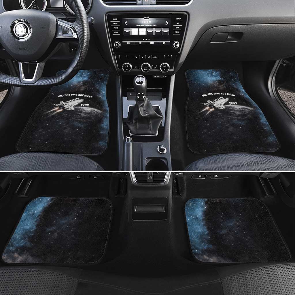 Mae Jemison Car Mats with NASA Spacesuit Portrait, First Black Woman - African Pride