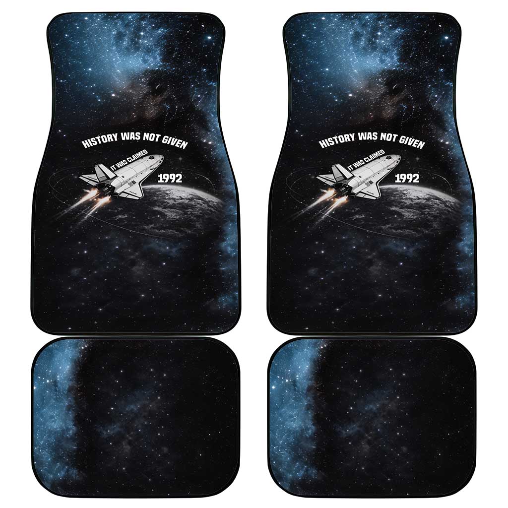 Mae Jemison Car Mats with NASA Spacesuit Portrait, First Black Woman - African Pride