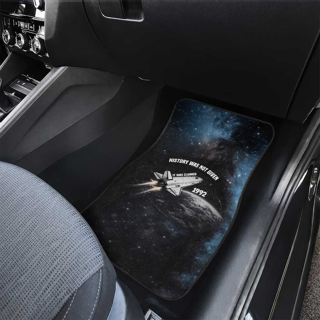 Mae Jemison Car Mats with NASA Spacesuit Portrait, First Black Woman - African Pride