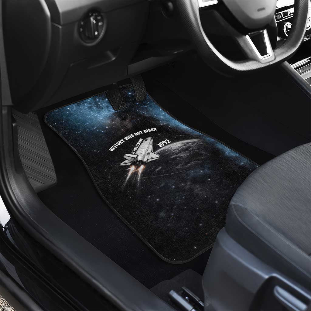 Mae Jemison Car Mats with NASA Spacesuit Portrait, First Black Woman - African Pride