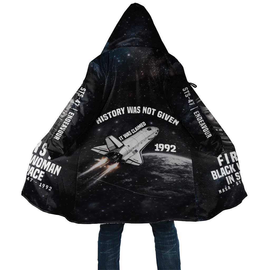 Mae Jemison Cloak with NASA Spacesuit Portrait, First Black Woman - African Pride