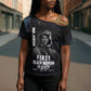 Mae Jemison Cross Shoulder Shirt with NASA Spacesuit Portrait, First Black Woman - African Pride