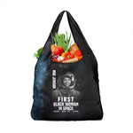 Mae Jemison Grocery Bag with NASA Spacesuit Portrait, First Black Woman - African Pride