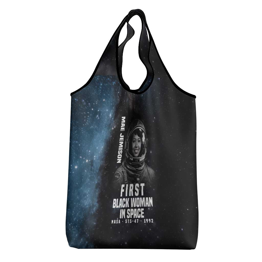 Mae Jemison Grocery Bag with NASA Spacesuit Portrait, First Black Woman - African Pride