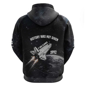 Mae Jemison Hoodie with NASA Spacesuit Portrait, First Black Woman - African Pride