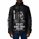 Mae Jemison Padded Jacket with NASA Spacesuit Portrait, First Black Woman - African Pride
