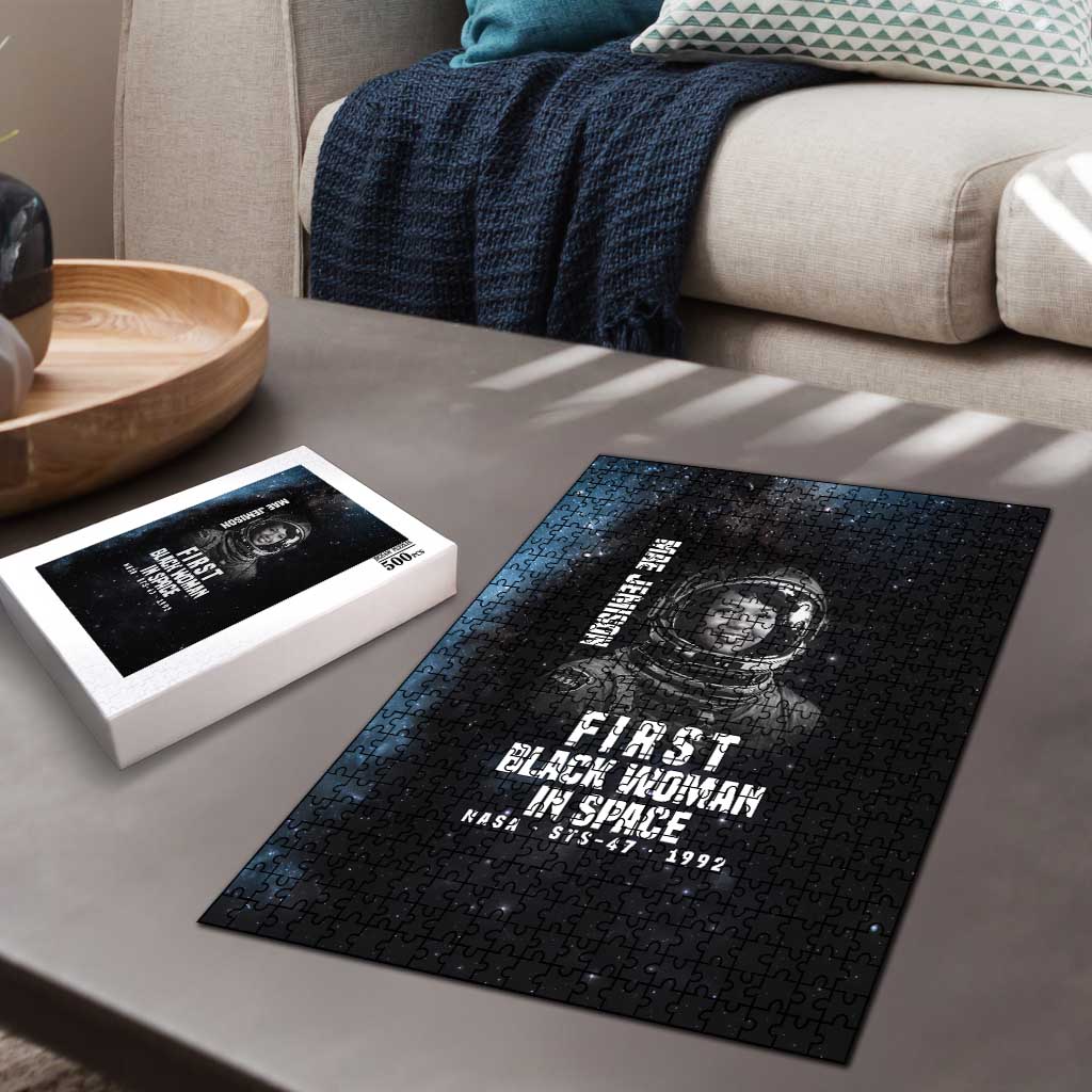 Mae Jemison Puzzle with NASA Spacesuit Portrait, First Black Woman - African Pride
