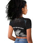 Mae Jemison Raglan Cropped T shirt with NASA Spacesuit Portrait, First Black Woman - African Pride