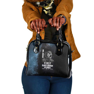 Mae Jemison Shoulder Handbag with NASA Spacesuit Portrait, First Black Woman - African Pride