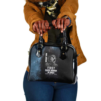 Mae Jemison Shoulder Handbag with NASA Spacesuit Portrait, First Black Woman - African Pride