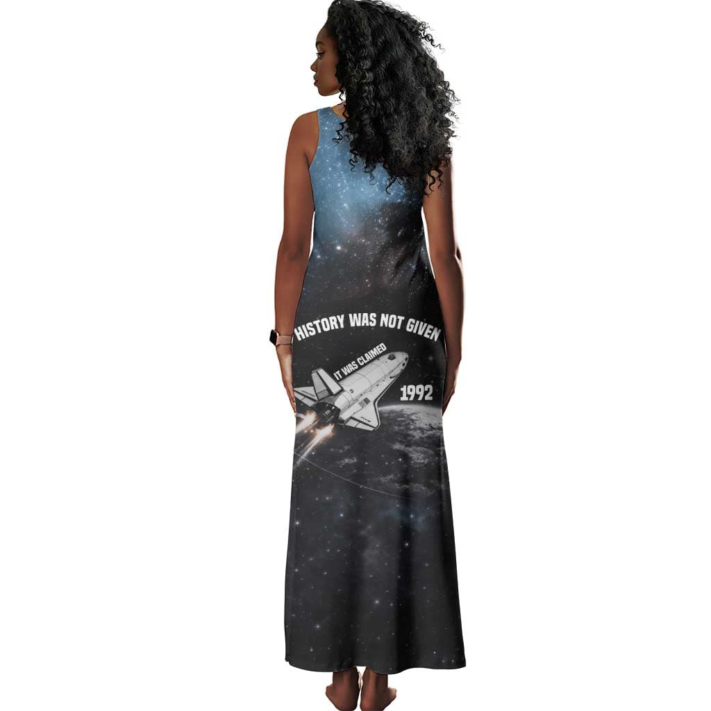 Mae Jemison Tank Maxi Dress with NASA Spacesuit Portrait, First Black Woman - African Pride