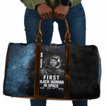 Mae Jemison Travel Bag with NASA Spacesuit Portrait, First Black Woman - African Pride