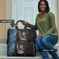 Mae Jemison Travel Bag with NASA Spacesuit Portrait, First Black Woman - African Pride